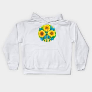 Sunflowers Kids Hoodie